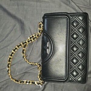 Tory Burch Fleming Small Convertible Shoulder Bag.